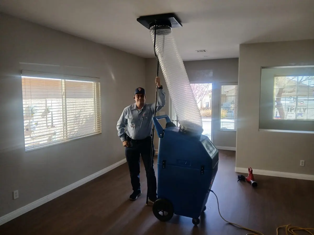 Professional AC Repair work inside a Fullerton home